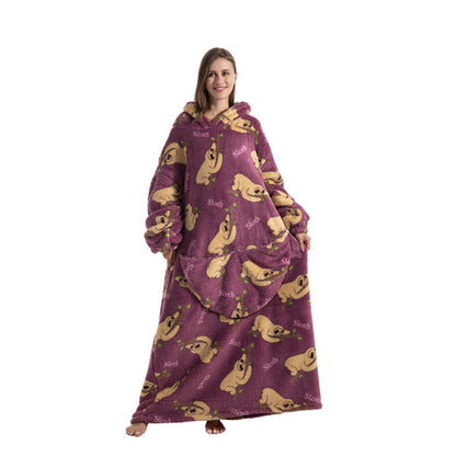 Cocon Doux Oversized Blanket Hoodie - Dafi Prints