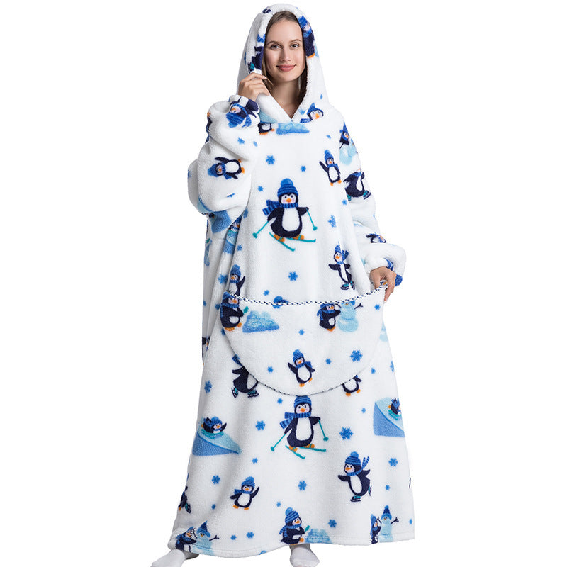 Cocon Doux Oversized Blanket Hoodie - Dafi Prints