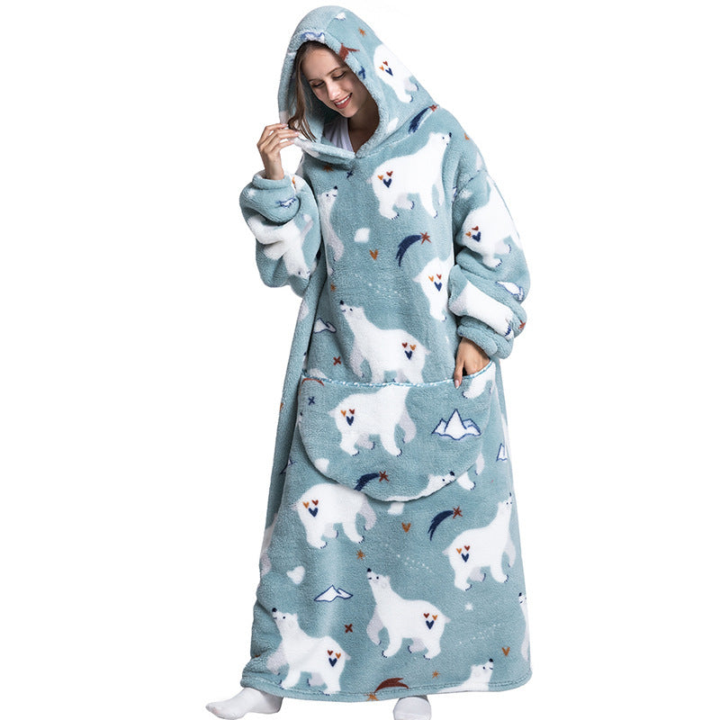 Cocon Doux Oversized Blanket Hoodie - Dafi Prints