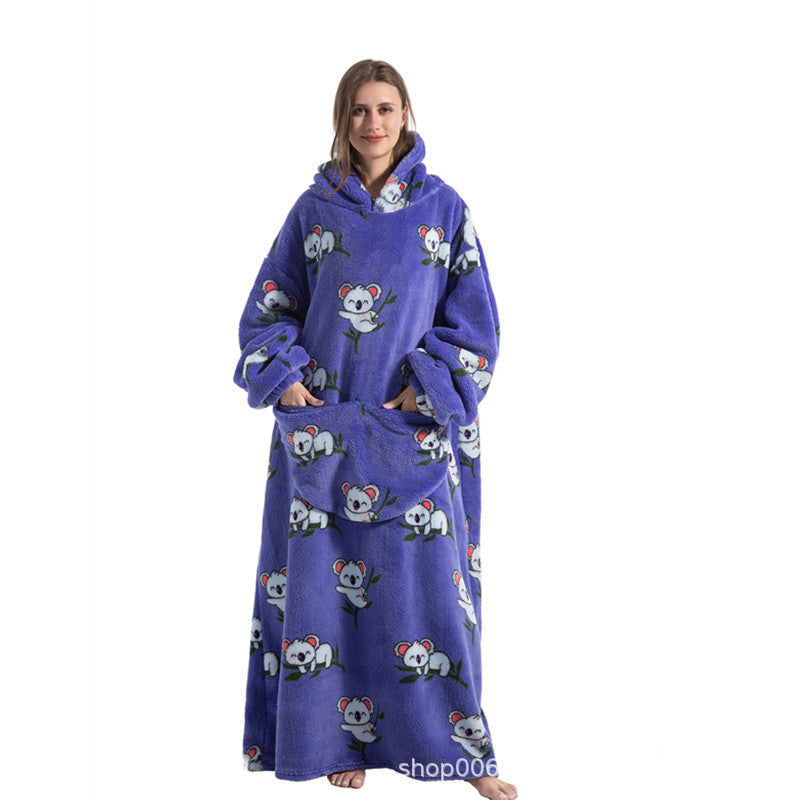 Cocon Doux Oversized Blanket Hoodie - Dafi Prints