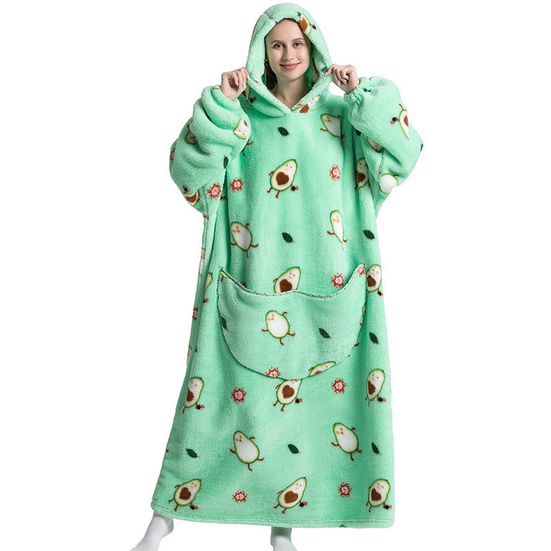 Cocon Doux Oversized Blanket Hoodie - Dafi Prints