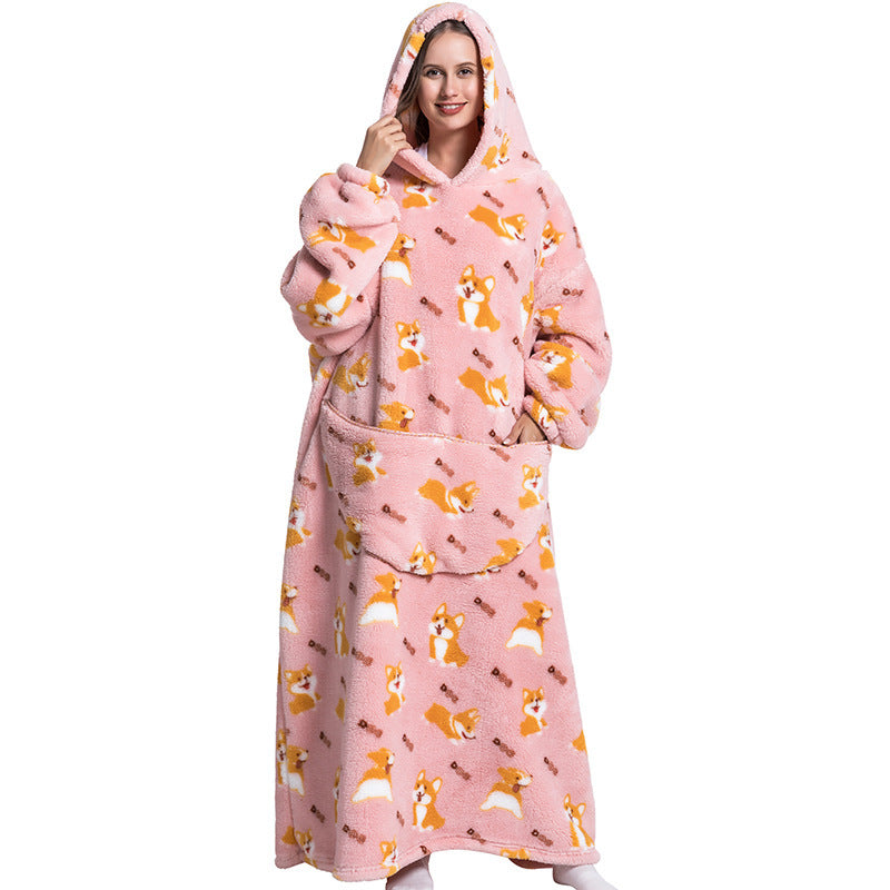 Cocon Doux Oversized Blanket Hoodie - Dafi Prints