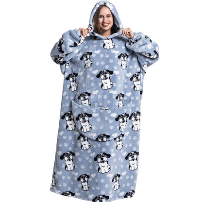 Cocon Doux Oversized Blanket Hoodie - Dafi Prints