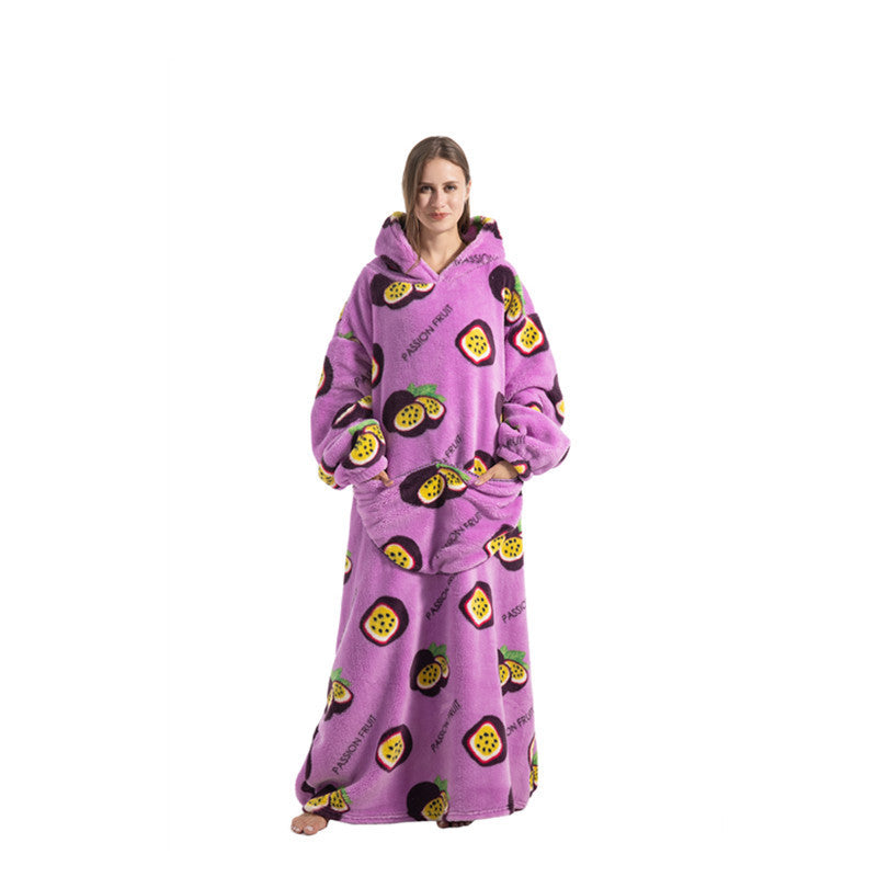 Cocon Doux Oversized Blanket Hoodie - Dafi Prints