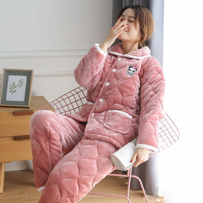 Douceur Coral Fleece Loungewear