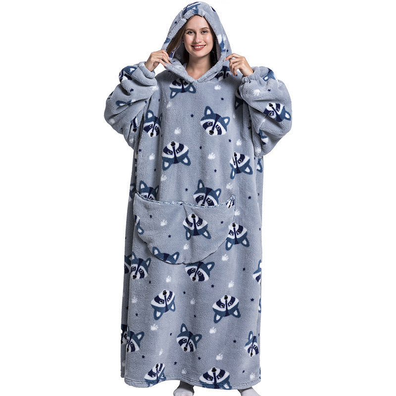 Cocon Doux Oversized Blanket Hoodie - Dafi Prints
