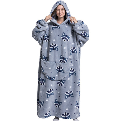 Cocon Doux Oversized Blanket Hoodie - Dafi Prints