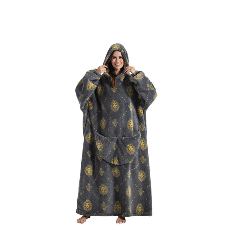 Cocon Doux Oversized Blanket Hoodie - Dafi Prints