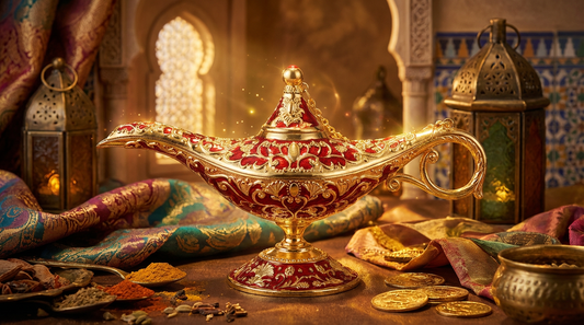 Misbah Al-Jinn Oil Lamp - Magic Wishing Decor Lamp