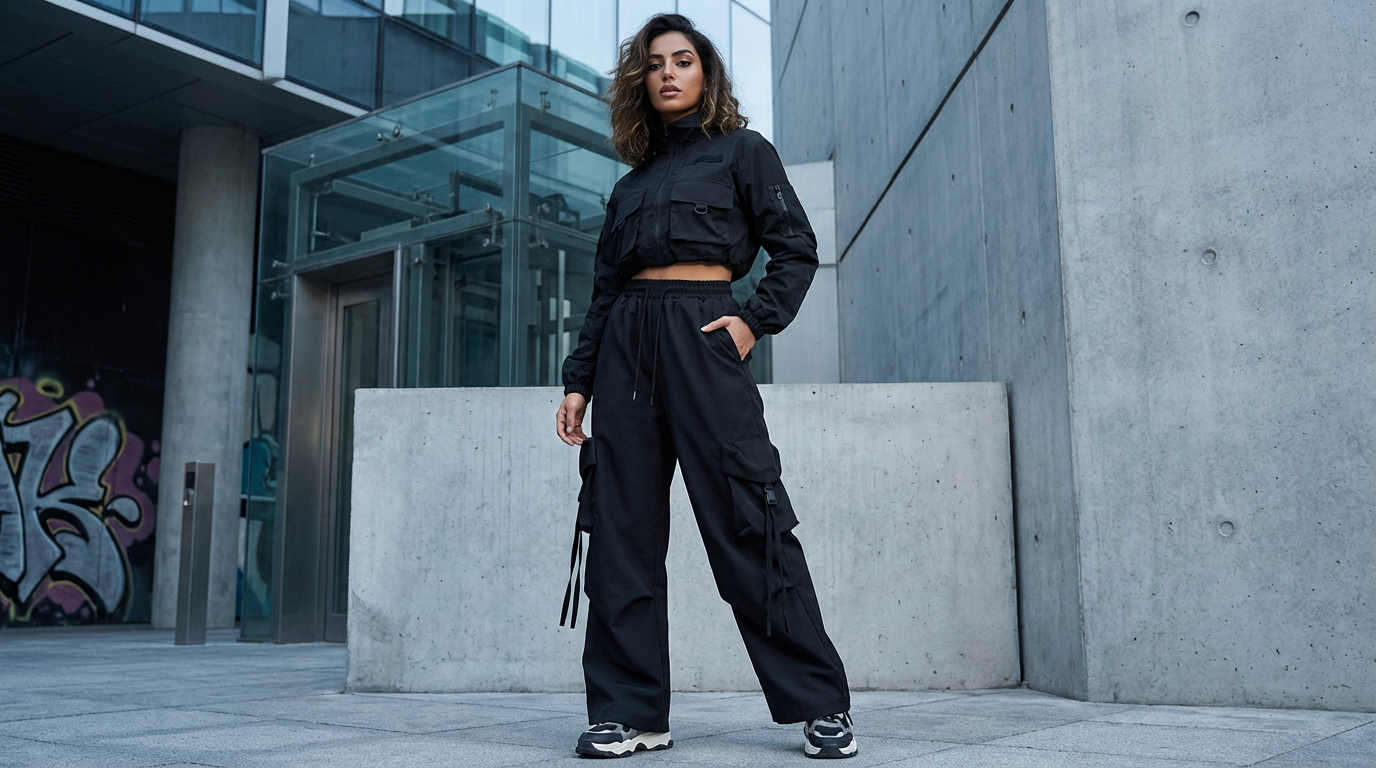 Streetwear Cargo Pants Y2K Style