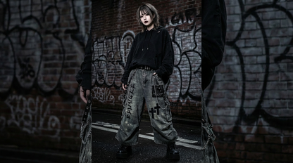 Sirwal Qadim Dark Denim Cropped
