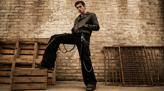 Men's Denim Vintage Washed Jeans