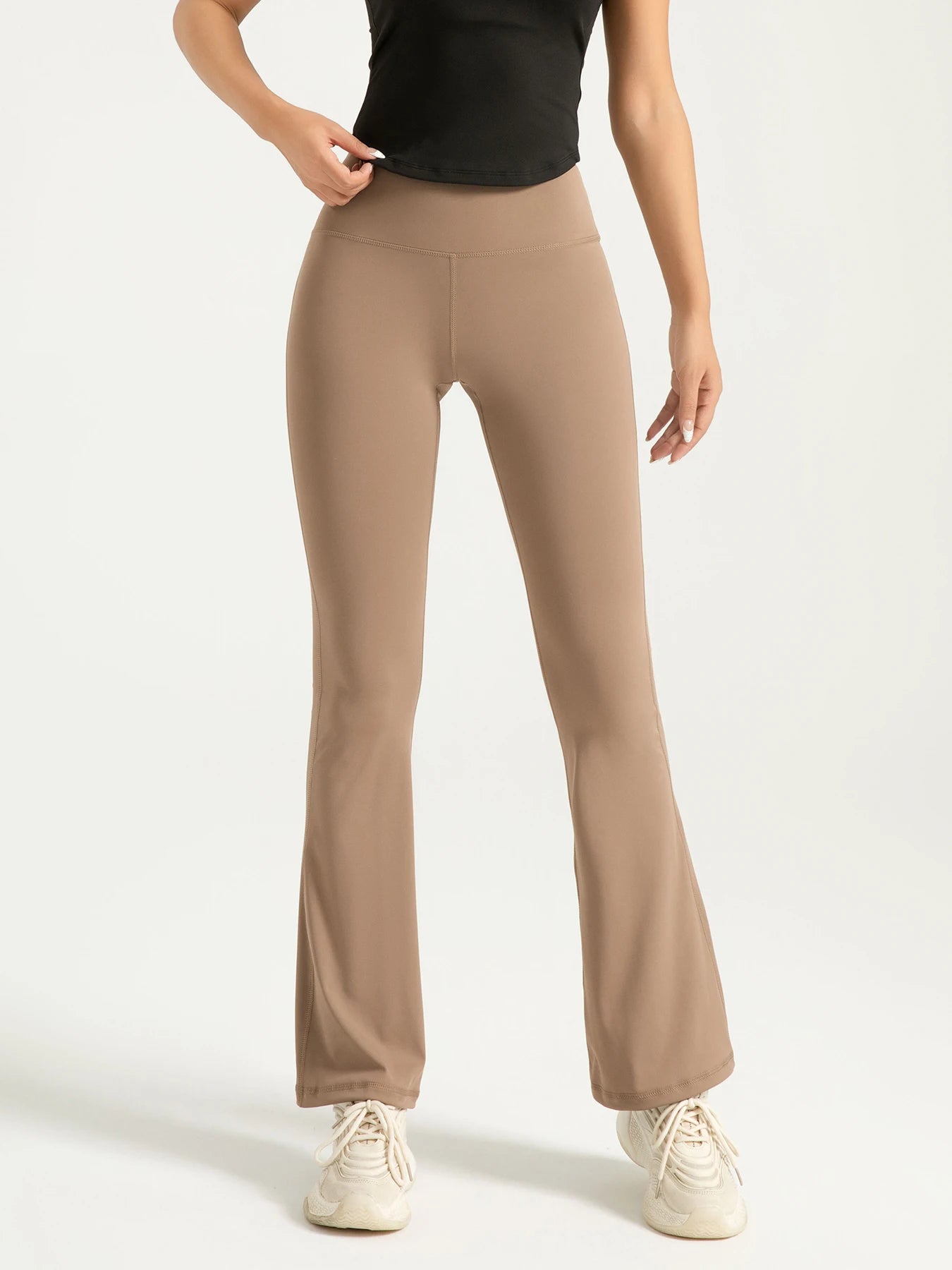 High Waist Bootcut Pants