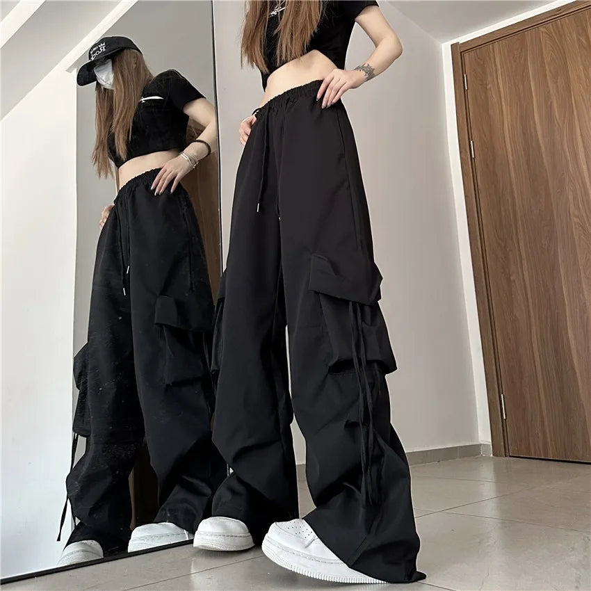 Streetwear Cargo Pants Y2K Style