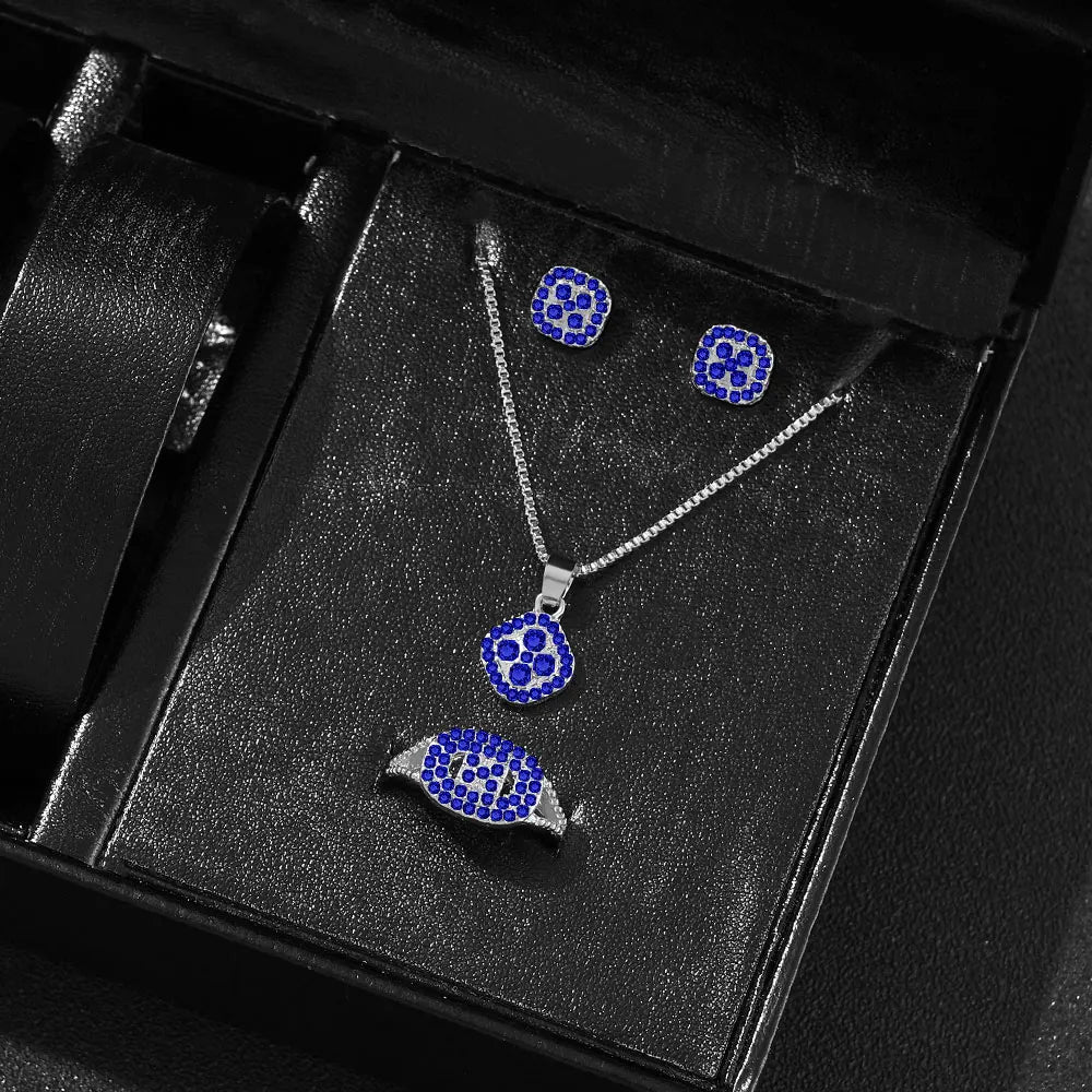 Majmu'a Set Luxury Cube Jewelry - 3 Pieces