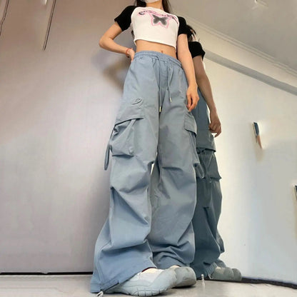 Streetwear Cargo Pants Y2K Style