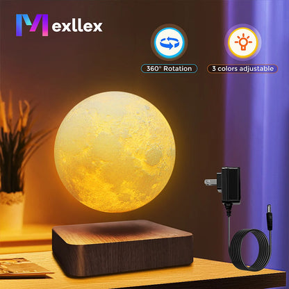 Qamar Floating Magnetic Lamp - 3D LED