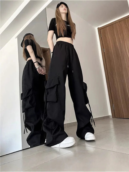 Streetwear Cargo Pants Y2K Style