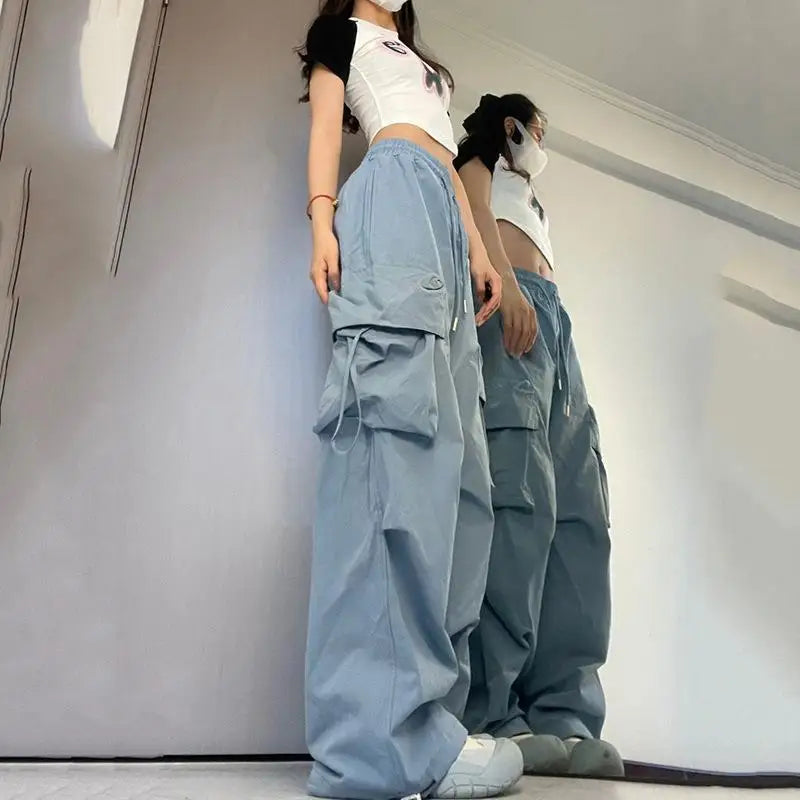 Streetwear Cargo Pants Y2K Style
