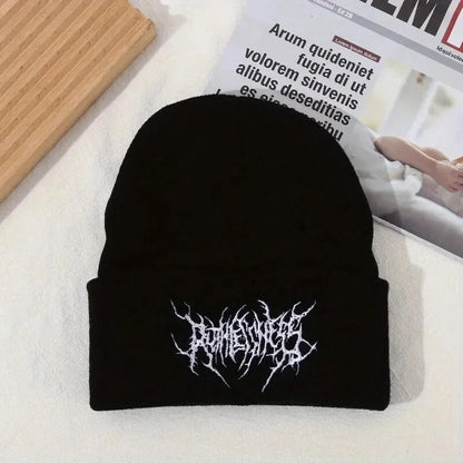 Shita Gothic Punk Beanie - Warm Winter Knit