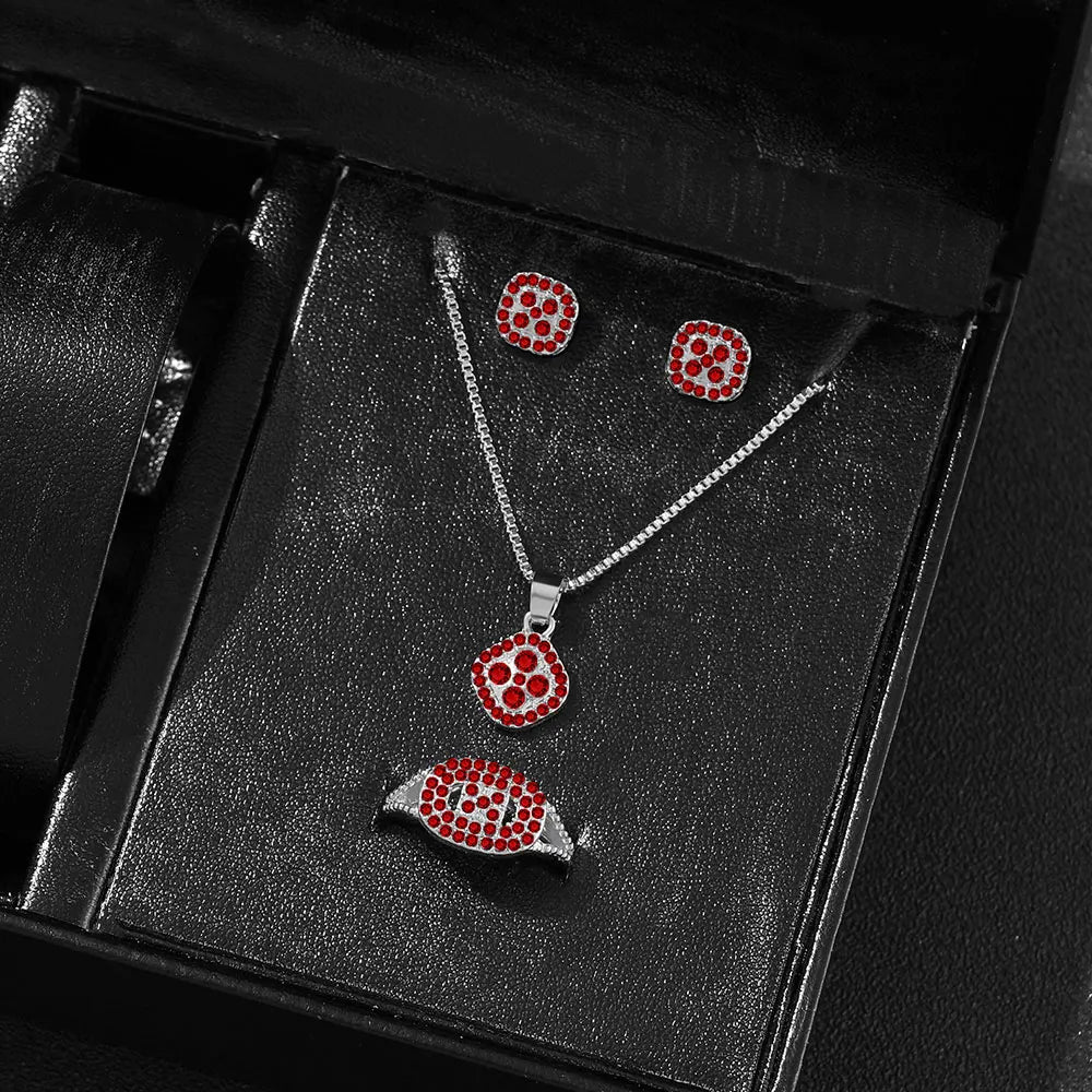 Majmu'a Set Luxury Cube Jewelry - 3 Pieces