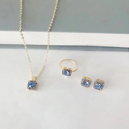 Majmu'a Set Luxury Cube Jewelry - 3 Pieces