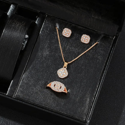 Majmu'a Set Luxury Cube Jewelry - 3 Pieces