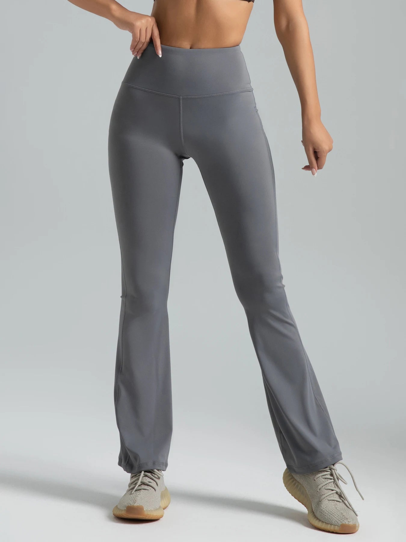 High Waist Bootcut Pants