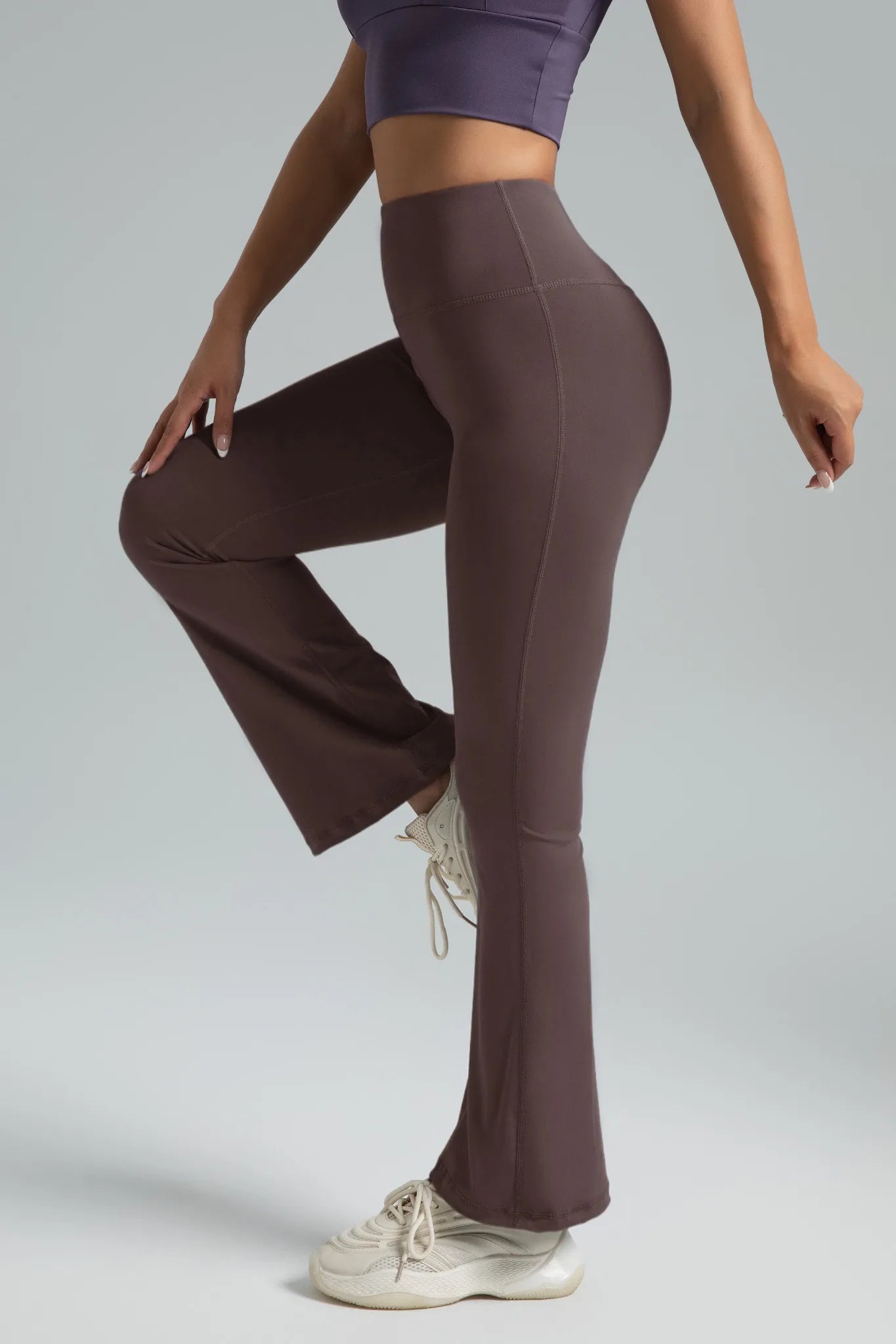 High Waist Bootcut Pants