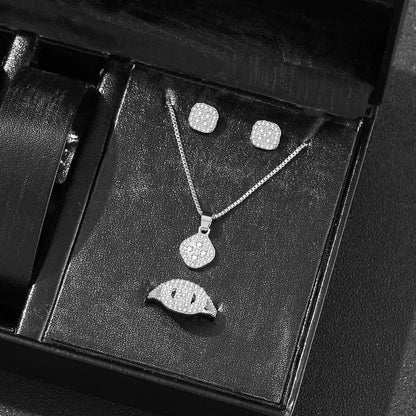 Majmu'a Set Luxury Cube Jewelry - 3 Pieces