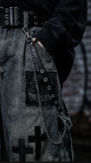 Sirwal Qadim Dark Denim Cropped