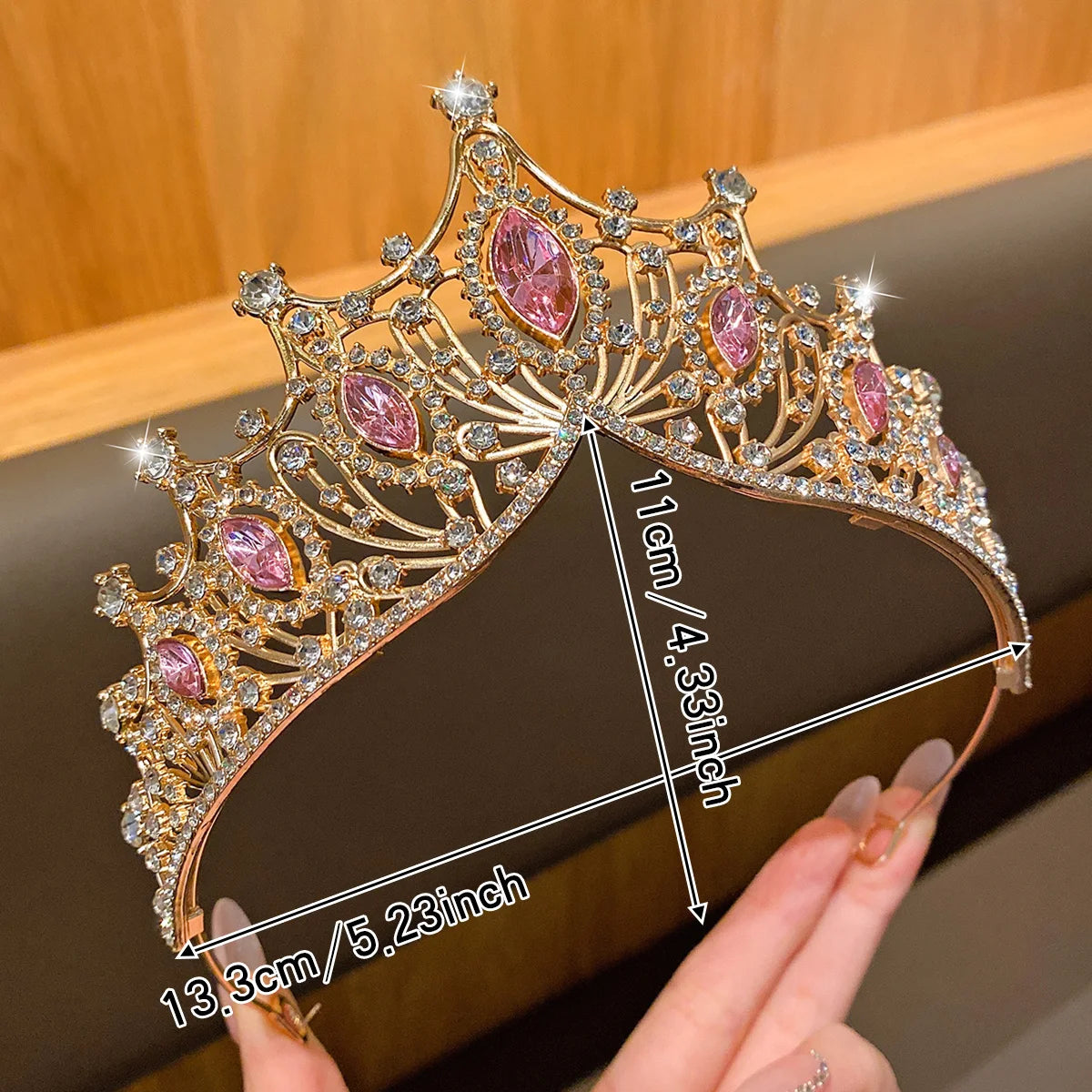 Taj Crown Fashionable Headband - Sweet Style