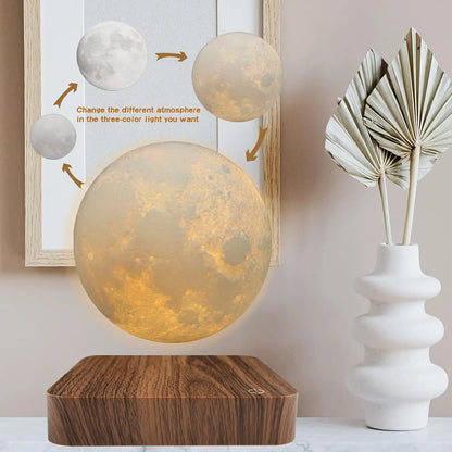 Qamar Floating Magnetic Lamp - 3D LED
