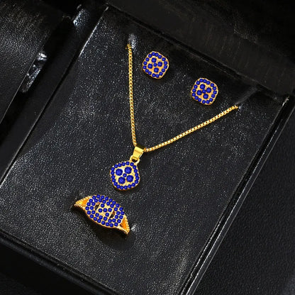 Majmu'a Set Luxury Cube Jewelry - 3 Pieces