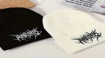 Shita Gothic Punk Beanie - Warm Winter Knit