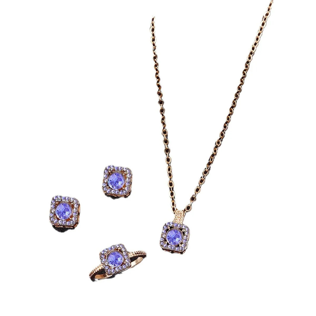 Majmu'a Set Luxury Cube Jewelry - 3 Pieces