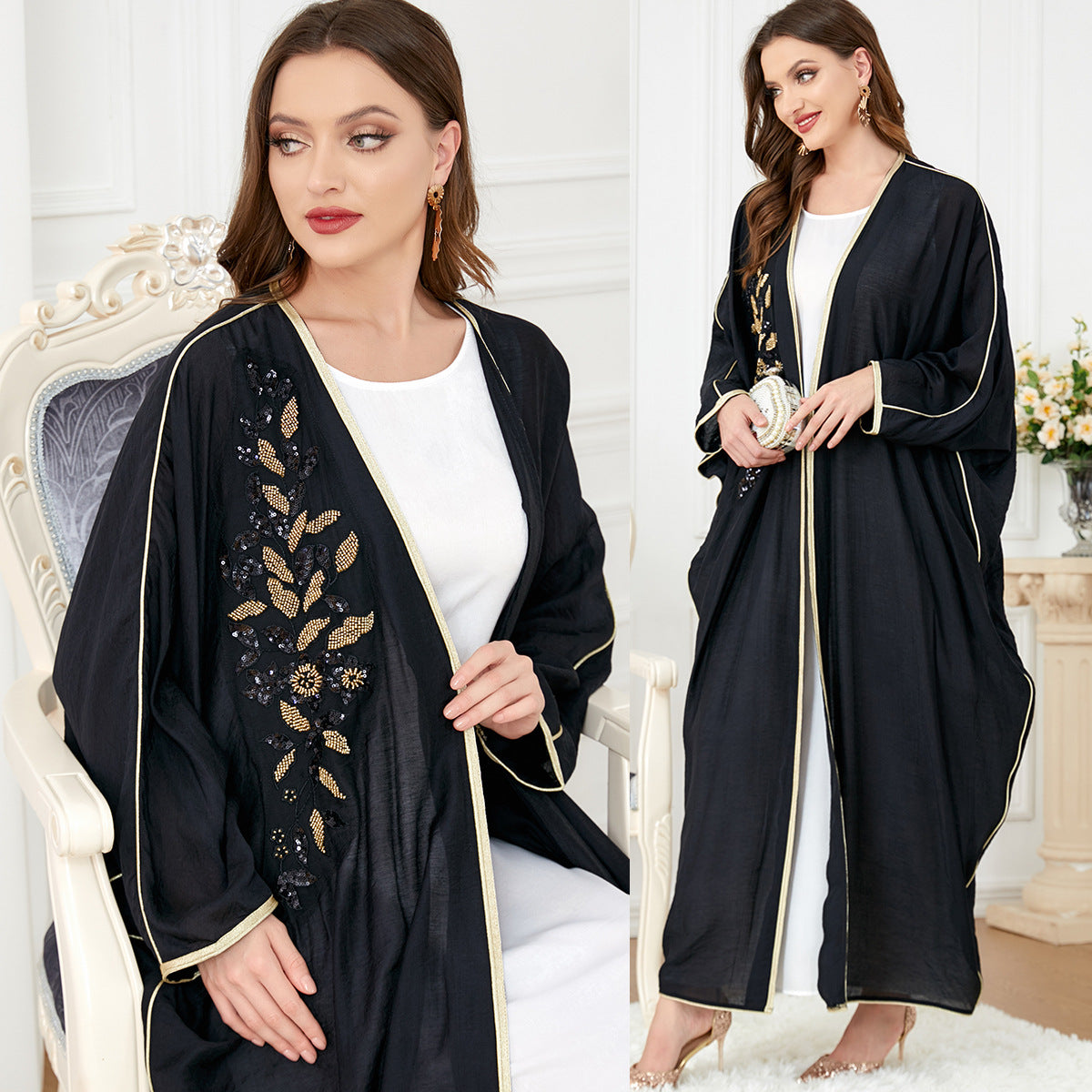 Qamar Chic Batwing Fitted Dress