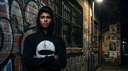 Cozy Grande Print Hoodie - Relaxed Comfort Vibes