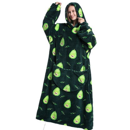Cocon Doux Oversized Blanket Hoodie - Dafi Prints