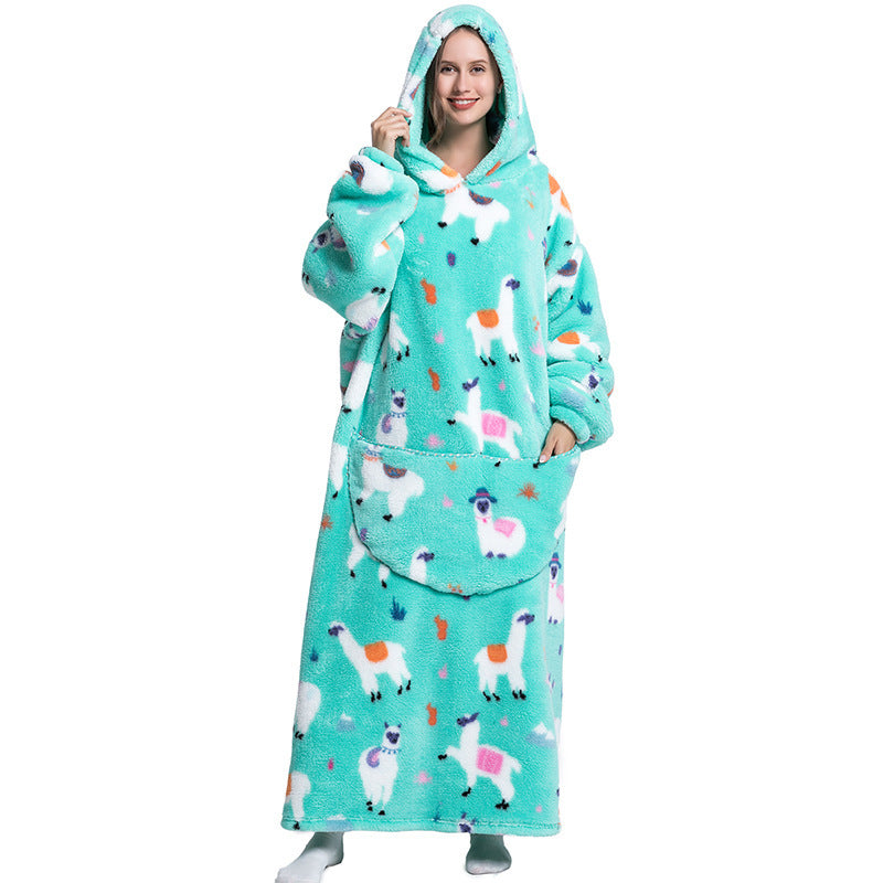 Cocon Doux Oversized Blanket Hoodie - Dafi Prints