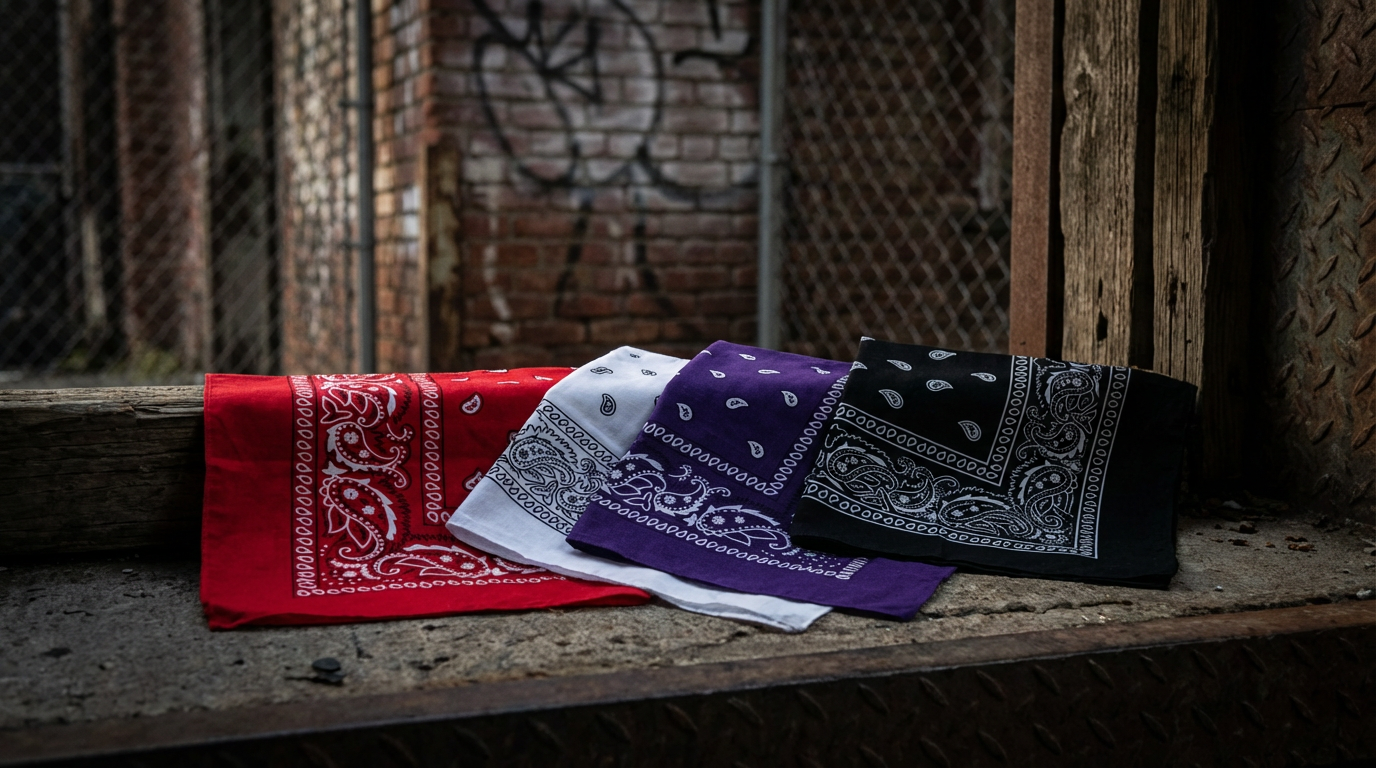 Mandil Bandana Hip Hop  - 54cm Paisley