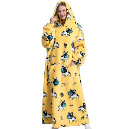 Cocon Doux Oversized Blanket Hoodie - Dafi Prints