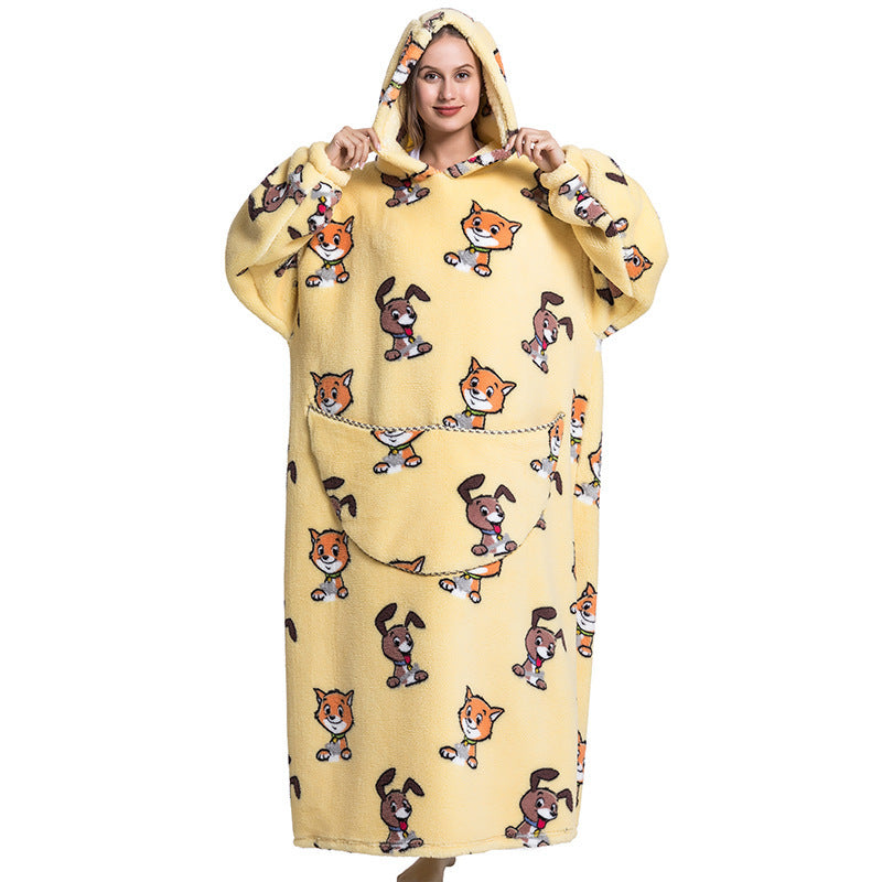 Cocon Doux Oversized Blanket Hoodie - Dafi Prints