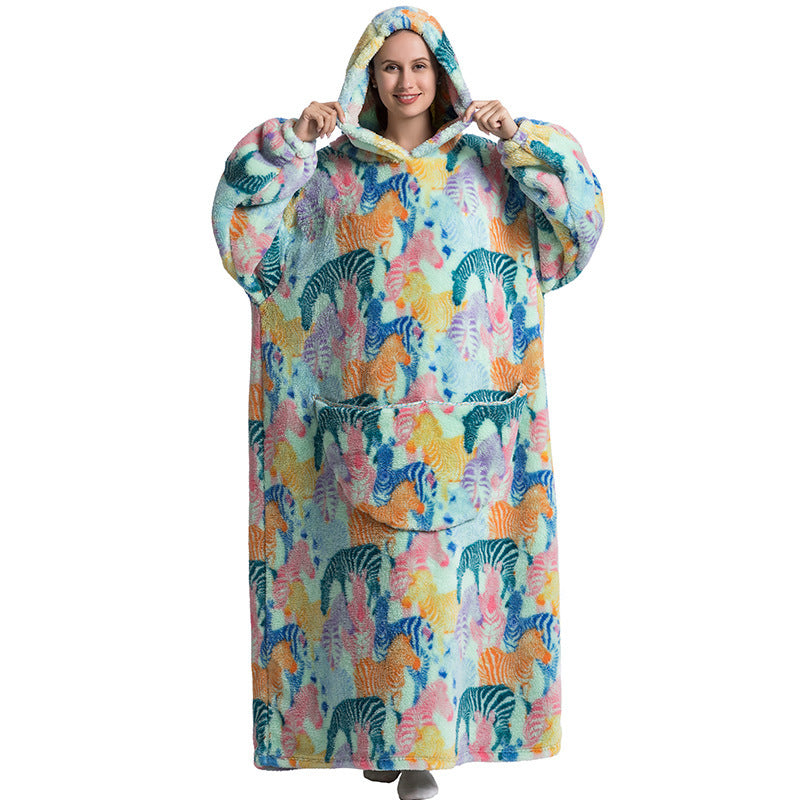 Cocon Doux Oversized Blanket Hoodie - Dafi Prints