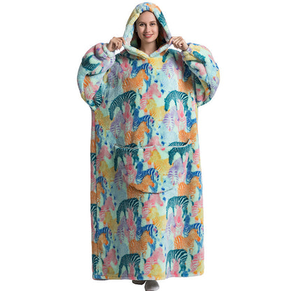 Cocon Doux Oversized Blanket Hoodie - Dafi Prints