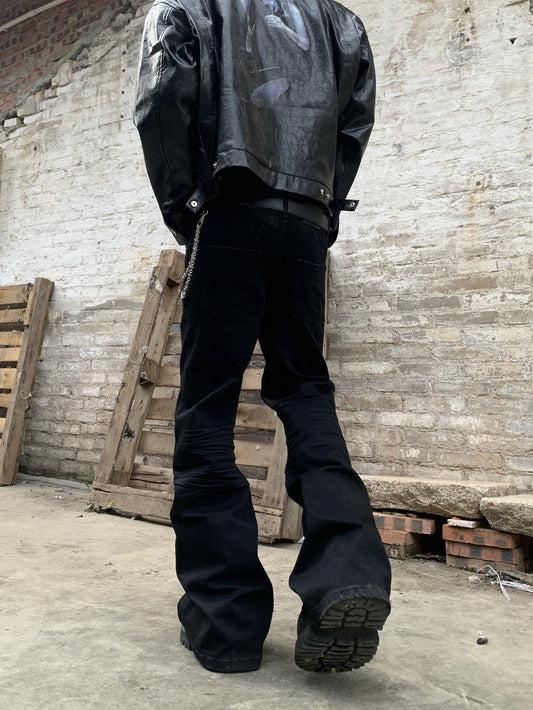 Men's Denim Vintage Washed Jeans