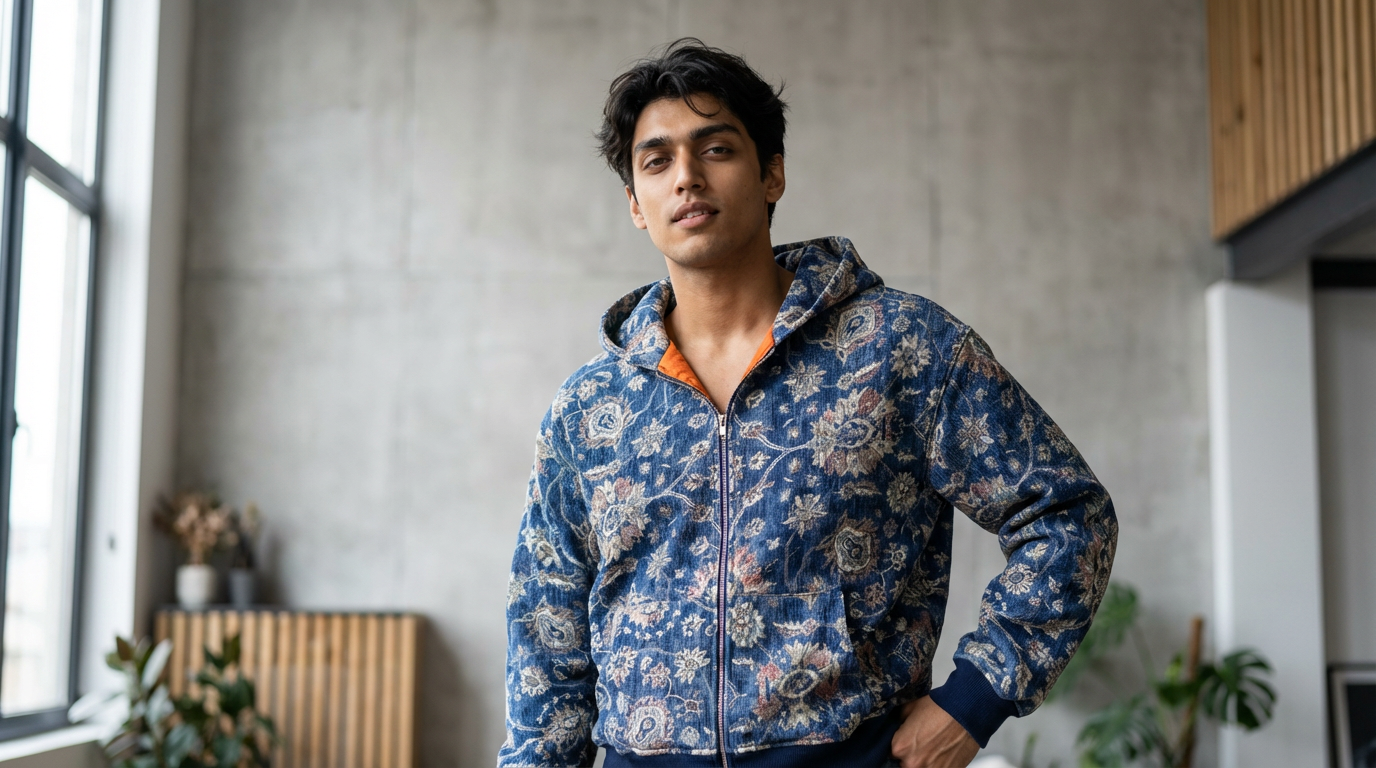 Chic Capuche Print Hoodie - Stylish Comfort Wear