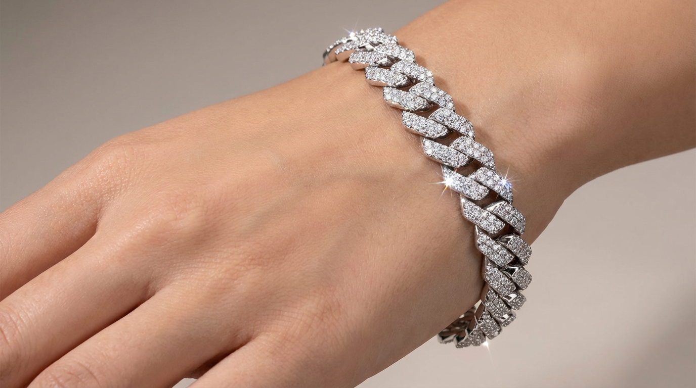 Silsila Iced Cuban Bracelet