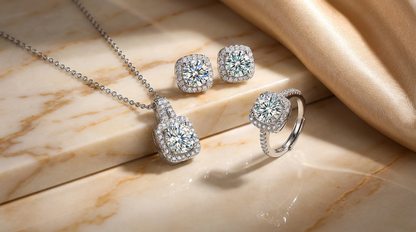 Majmu'a Set Luxury Cube Jewelry - 3 Pieces