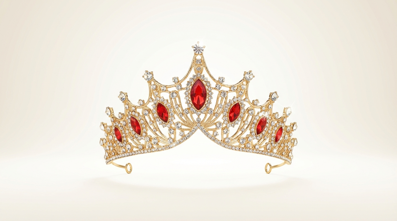 Taj Crown Fashionable Headband - Sweet Style